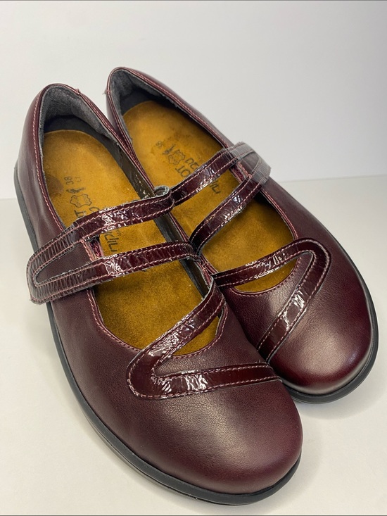 Naot Shoes - Naot Kirei Mary Jane Leather Comfort Shoes Burgundy EU 38 US 7